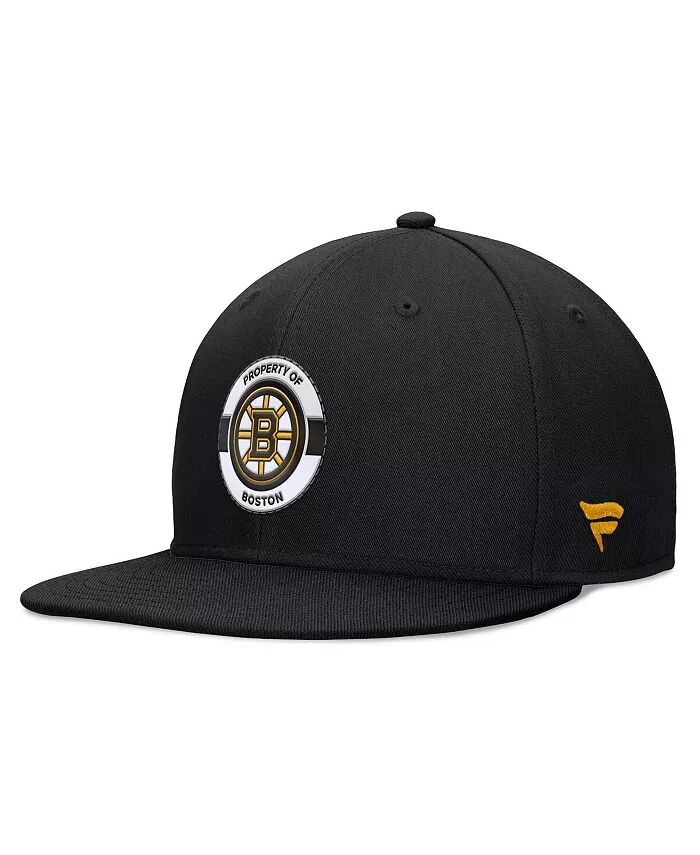 

Мужская черная бейсболка Boston Bruins Authentic Pro Training Camp Snapback Fanatics