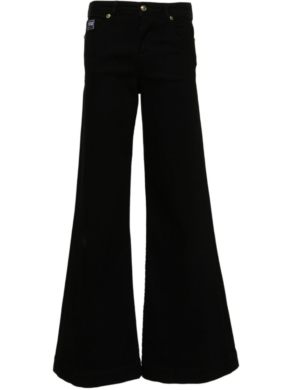 

Versace Jeans Couture джинсы широкого кроя с завышенной талией, черный