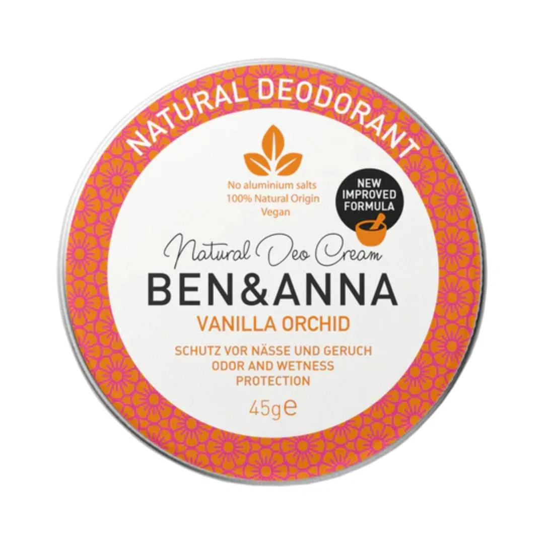 Крем-дезодорант BEN & ANNA Vanilla Orchid без алюминия, 3 шт. Ben & Anna