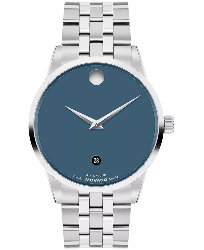 

Мужские часы Museum Classic Auto Swiss Automatic из нержавеющей стали, 40 мм Movado
