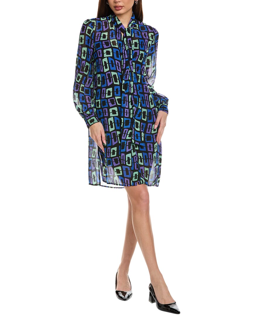 

Платье-рубашка Diane von Furstenberg Prue, фиолетовый