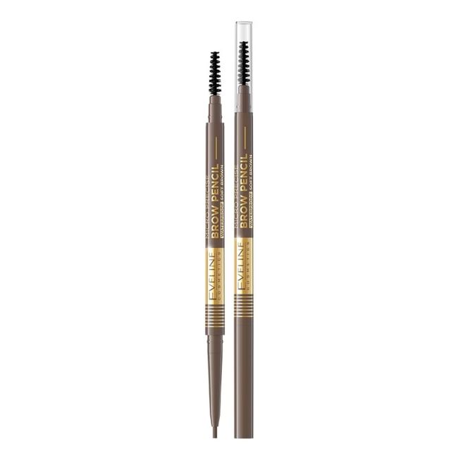 

Микроточный карандаш для бровей Eveline, цвет 02 brown