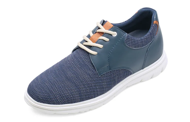 He Jinchang Low top Casual Shoes Men's Blue — фото 3