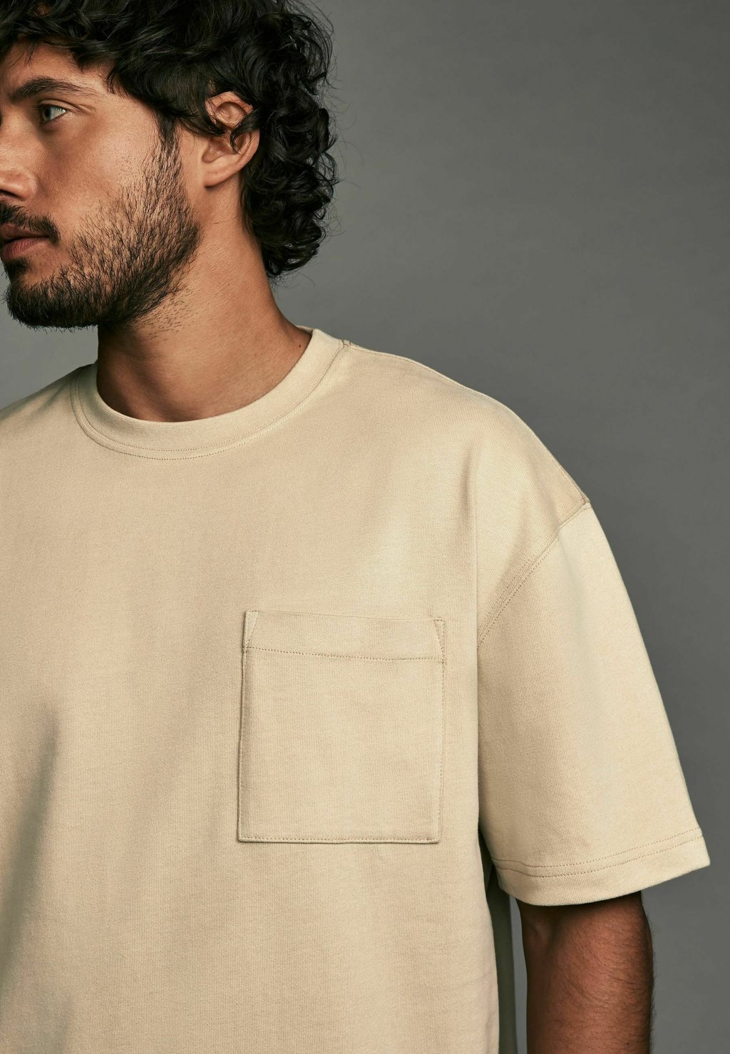 

Базовая футболка REGULAR FIT SUPER SOFT PEACHED Next, бежевый