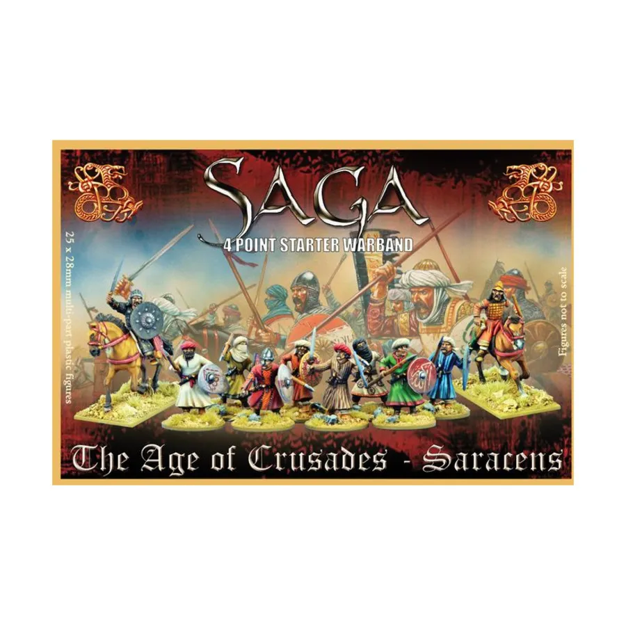 

Стартовый отряд сарацинов (пластик, 4 очка), Saga Miniatures (28mm)