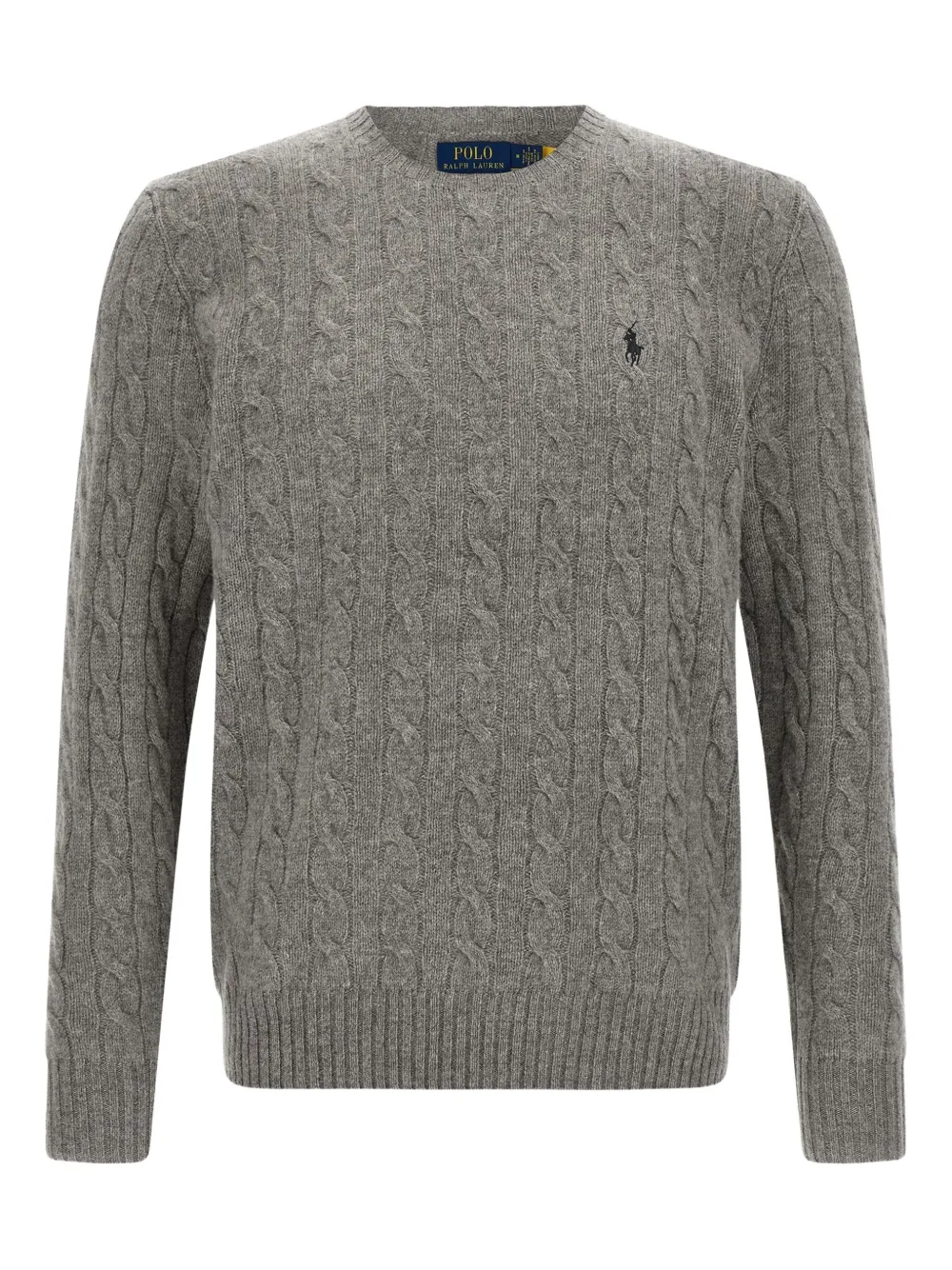 

Свитер в рубчик Polo Ralph Lauren, серый