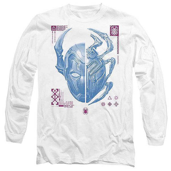

Футболка с длинным рукавом Blue Beetle Split Beetle Licensed Character