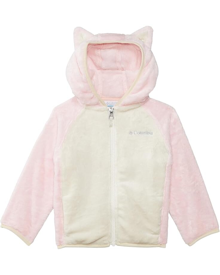 

Куртка Columbia Kids Foxy Baby Sherpa Full Zip, цвет Satin Pink/Chalk