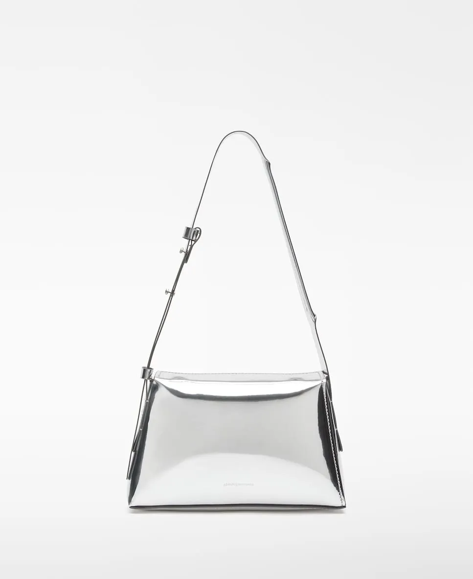 

Женская сумка через плечо Mica Metallic Adolfo Dominguez, серебряный