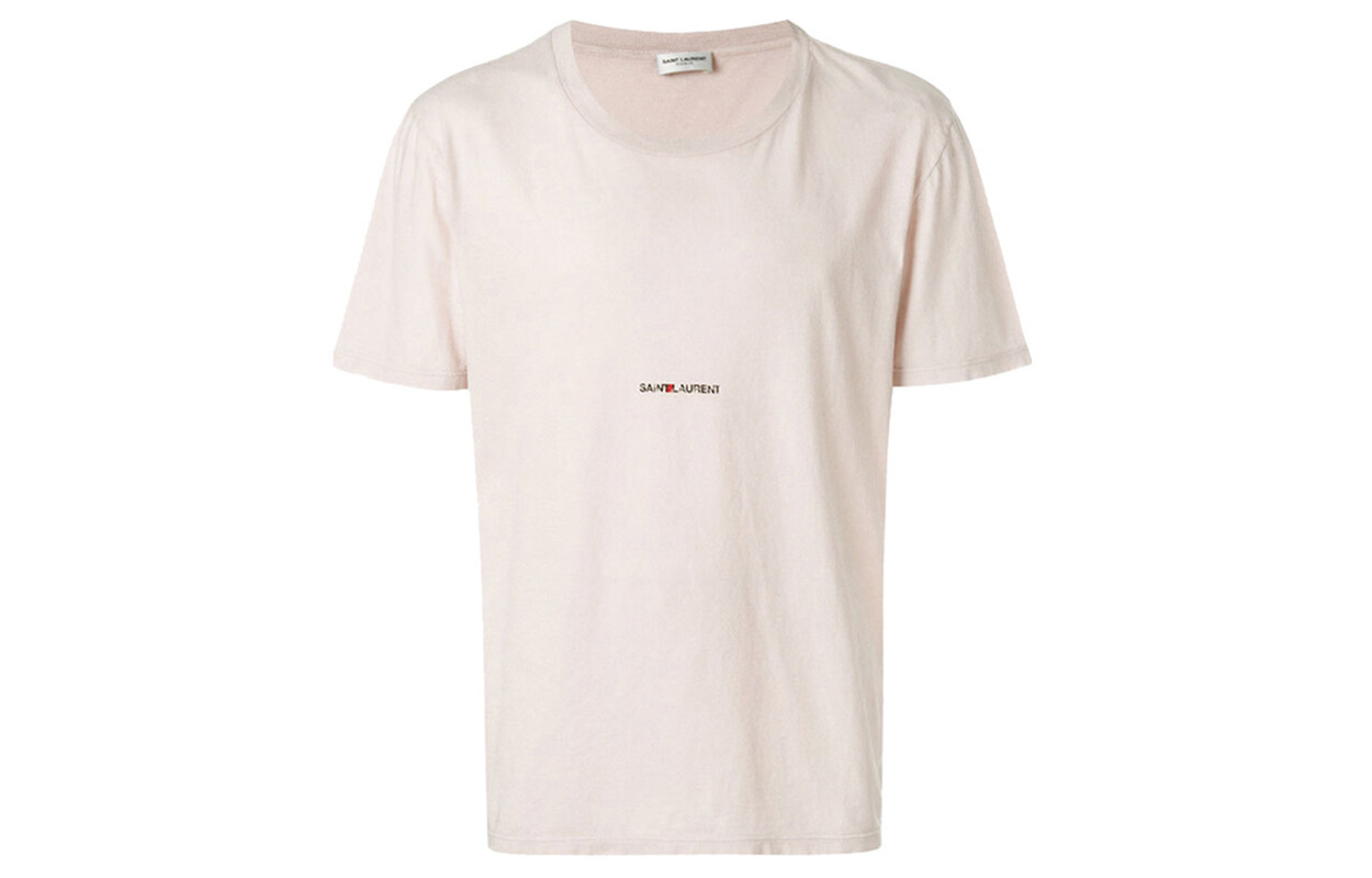 

Футболка мужская розовая Saint Laurent, розовый