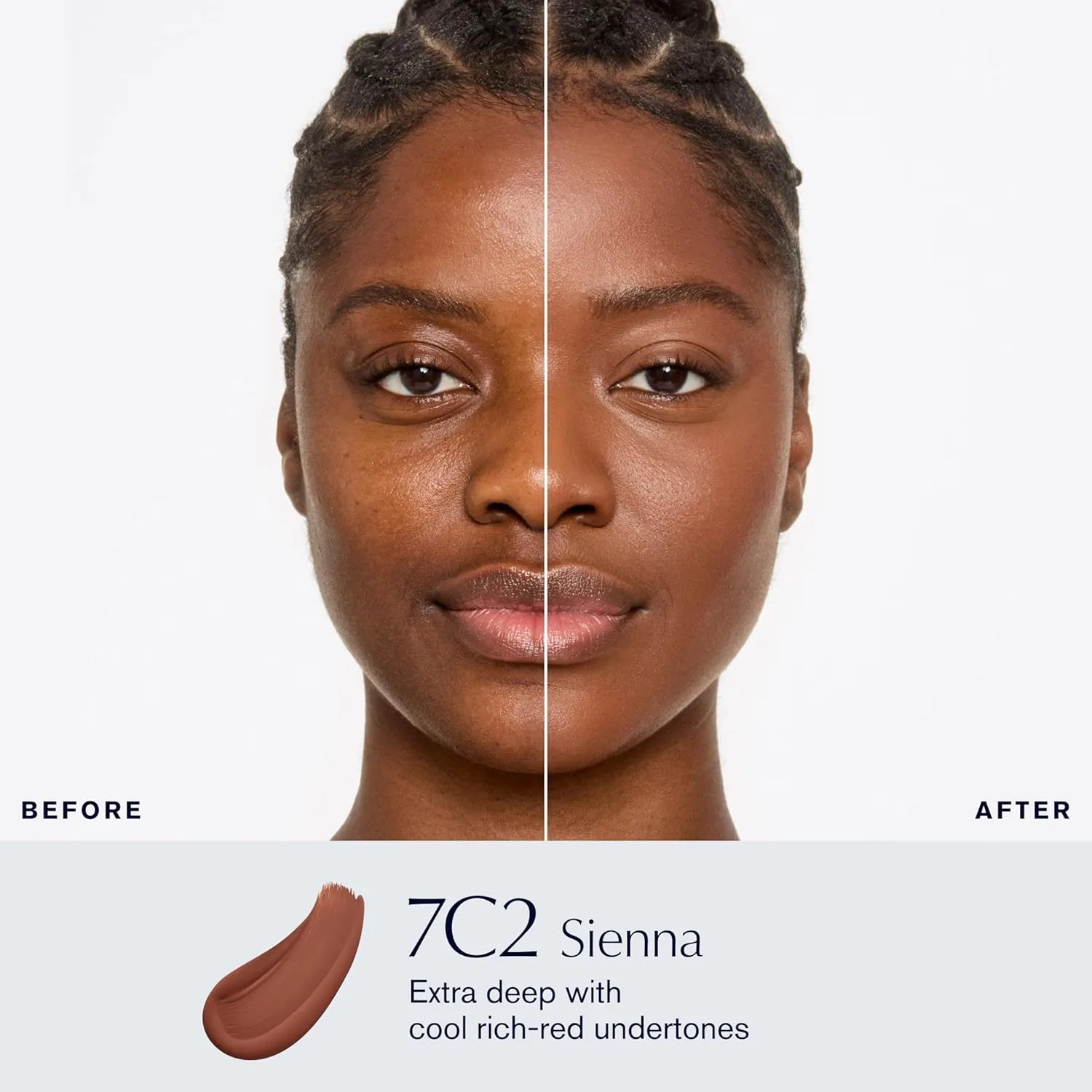 Тональный крем Estée Lauder Double Wear Stay-in-Place Foundation | Стойкий матовый тональный крем, 30 мл, 7C2 Sienna - Extra deep with cool rich-red undertones — фото 2