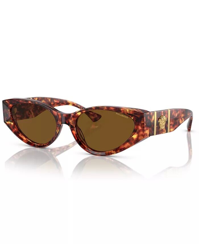 

Женские поляризованные солнцезащитные очки, VE4454 Versace, коричневый
