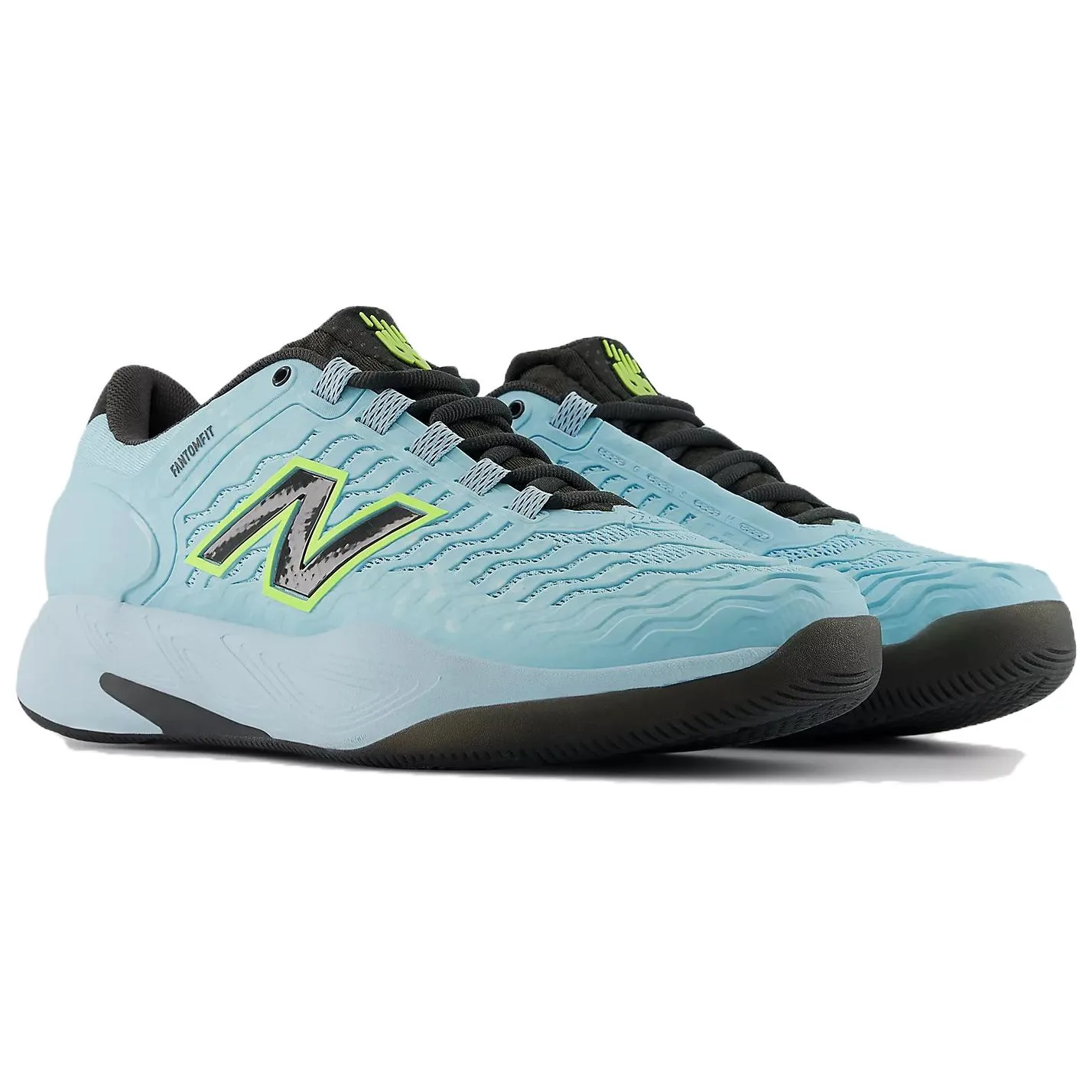 New Balance Кроссовки для тенниса Fresh Foam X Ct Rally V2 мужские Blue — фото 3