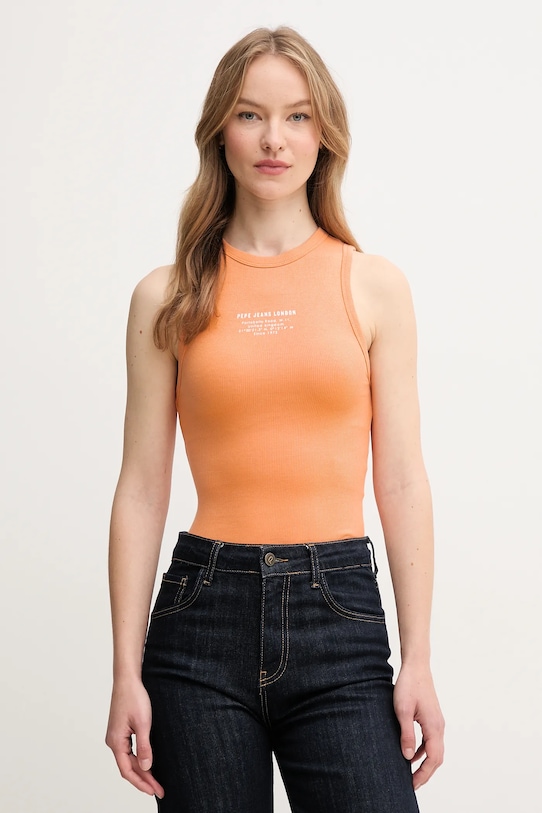 

Топ VIV Pepe Jeans, оранжевый