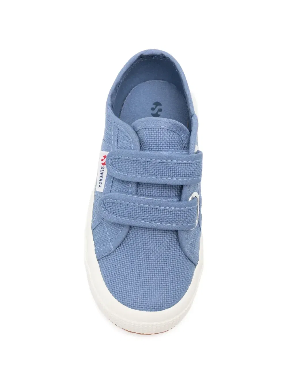 Кроссовки 2750 Classic на липучках Superga Kids, синий — фото 3