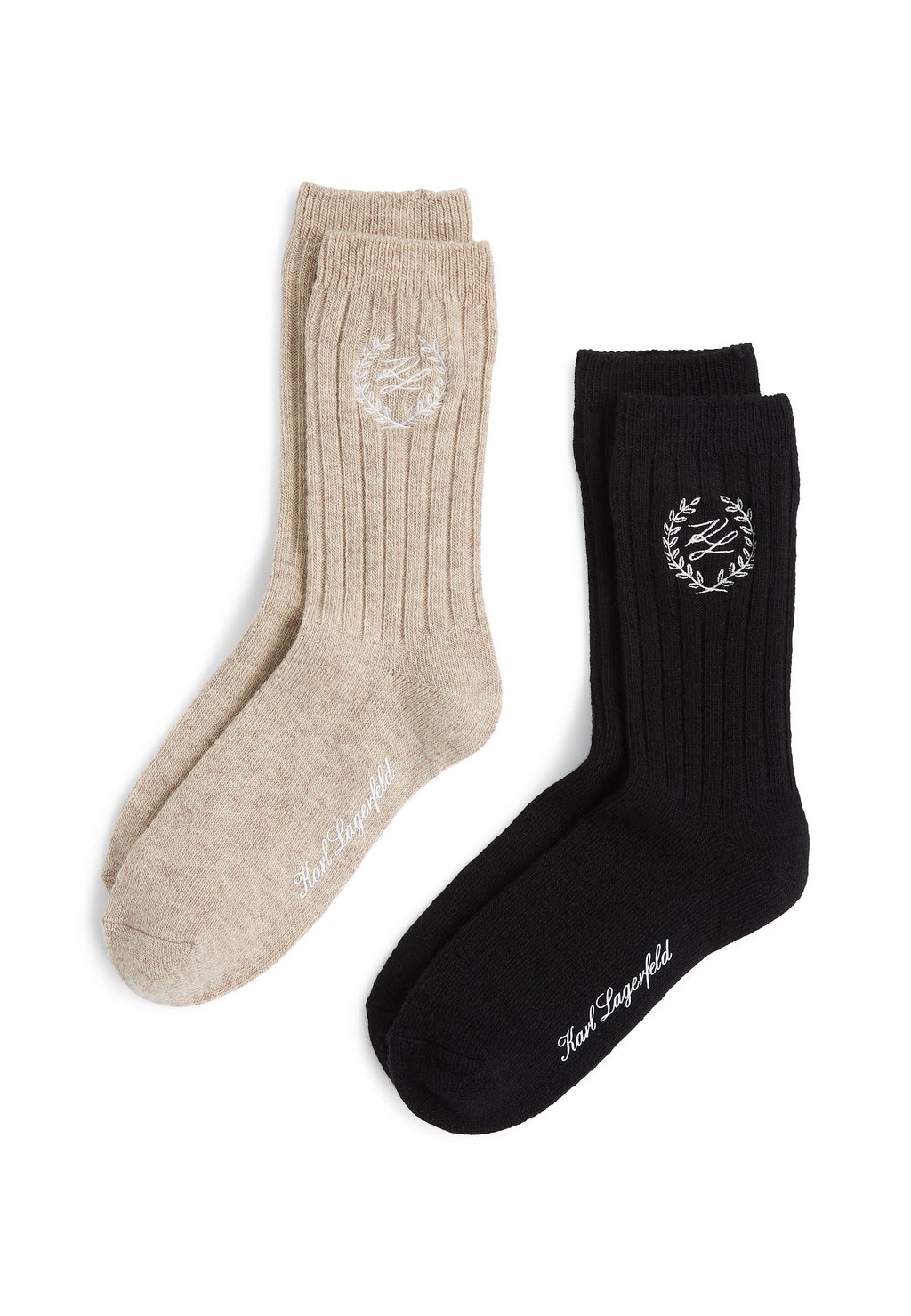 

Носки HOTEL CREST PACK OF 2 KARL LAGERFELD, черный