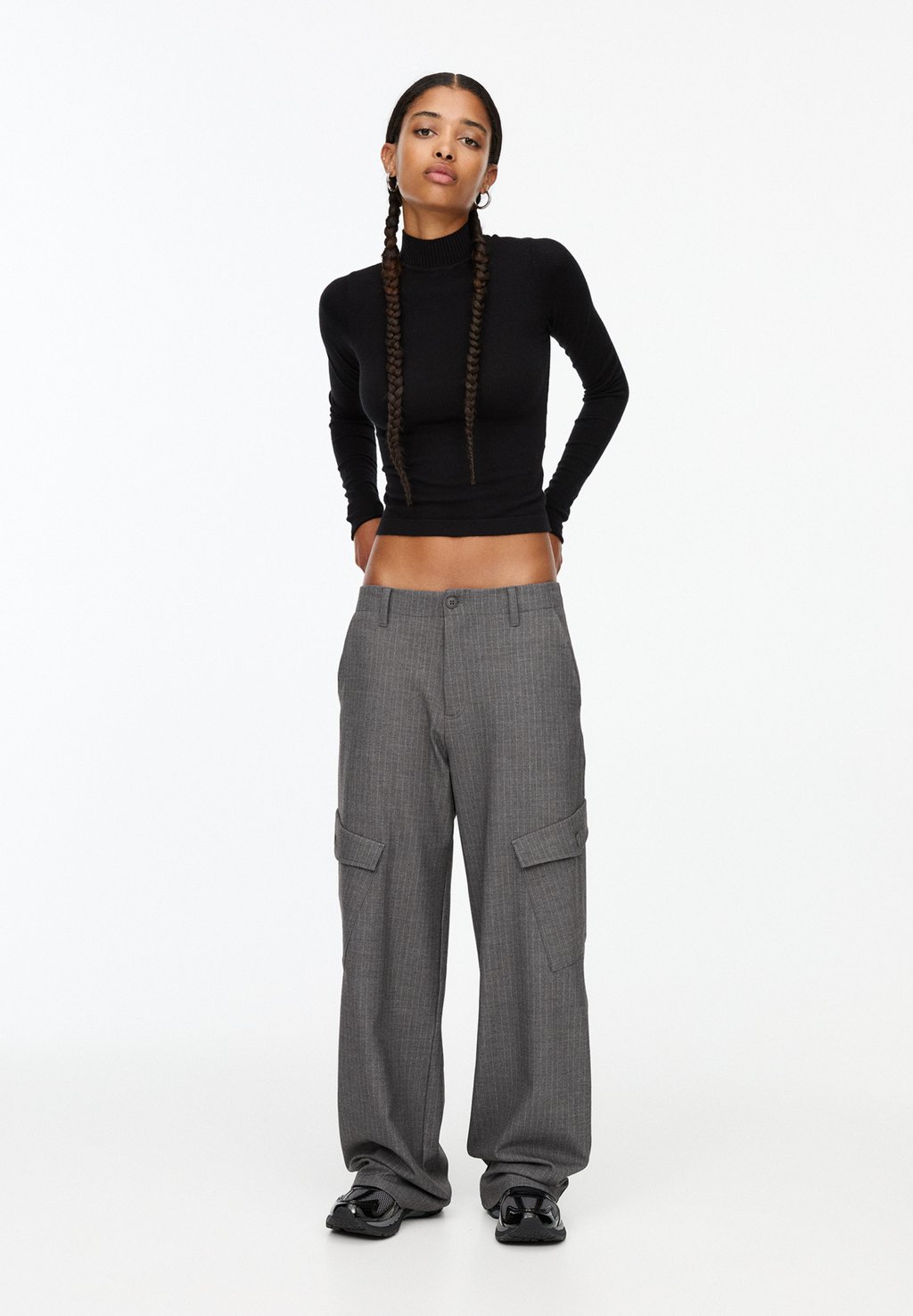 

Джемпер PULL&BEAR, черный