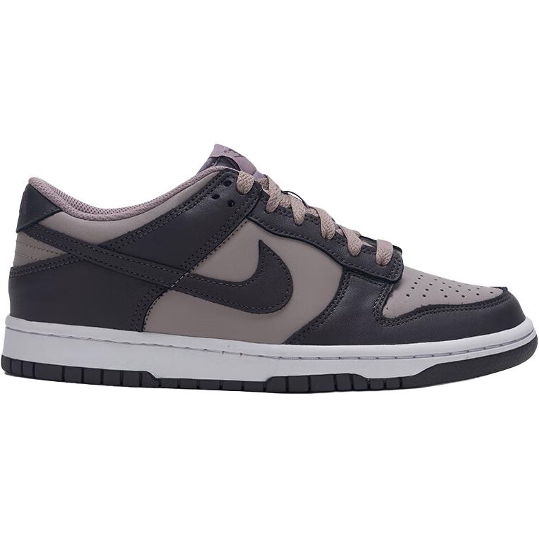Nike Детские скейтбординг кроссовки dunk breathable lightweight cushioning low top черный серый unisex — фото 3