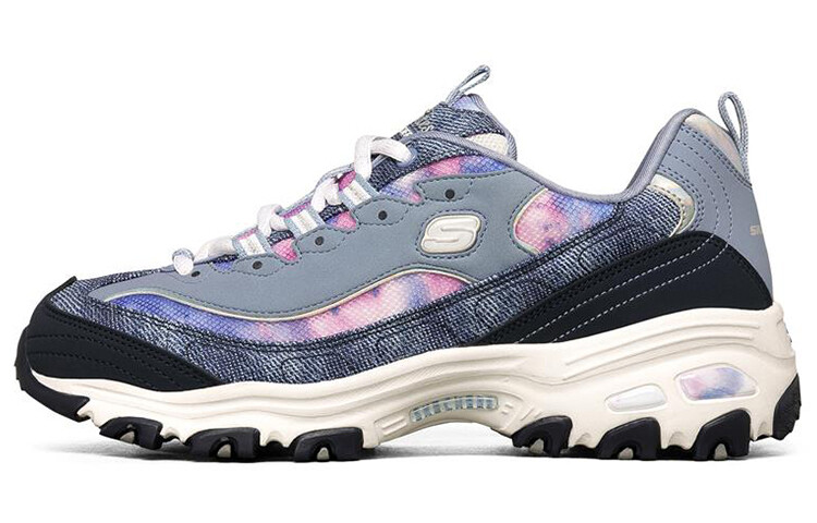 

Кроссовки Skechers D'Lites 1.0 Chunky Sneakers Women's Low-Top Navy/Multicolor