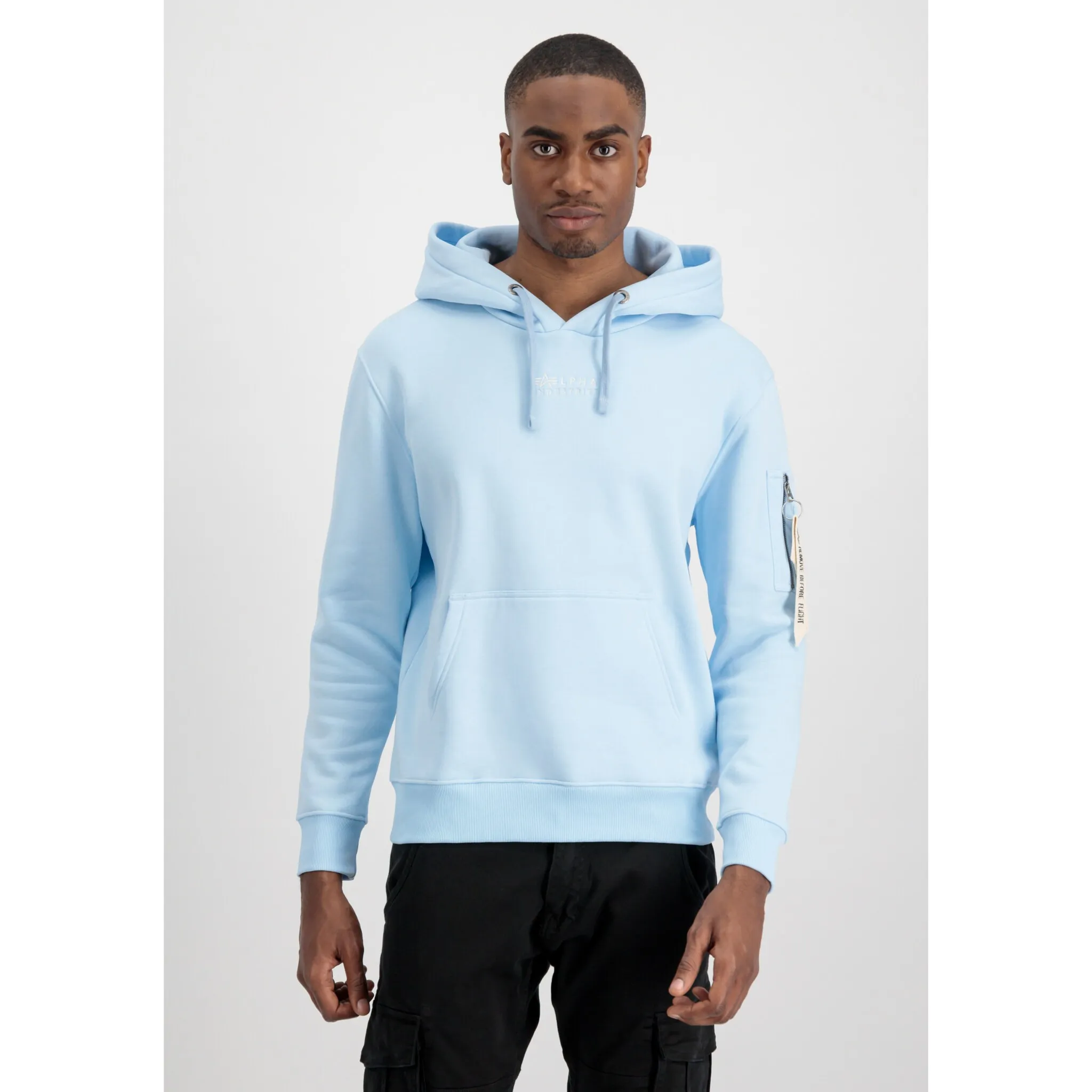 

Толстовка Alpha Industries " Alpha Industries Мужчины - Толстовки Organics EMB Hoody", цвет Organic Sky Blue