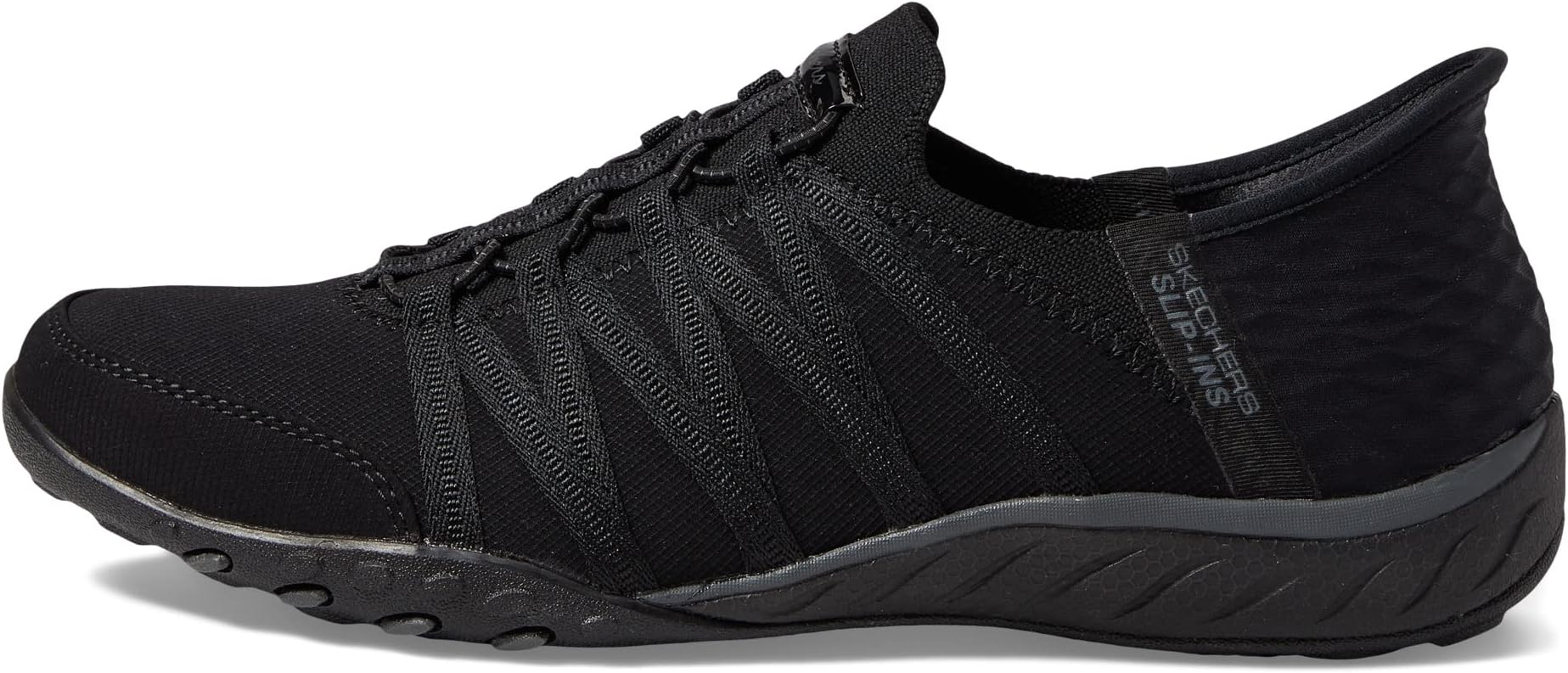 Кроссовки SKECHERS Breathe Easy - Roll With Me Hands Free Slip-Ins, черный — фото 4