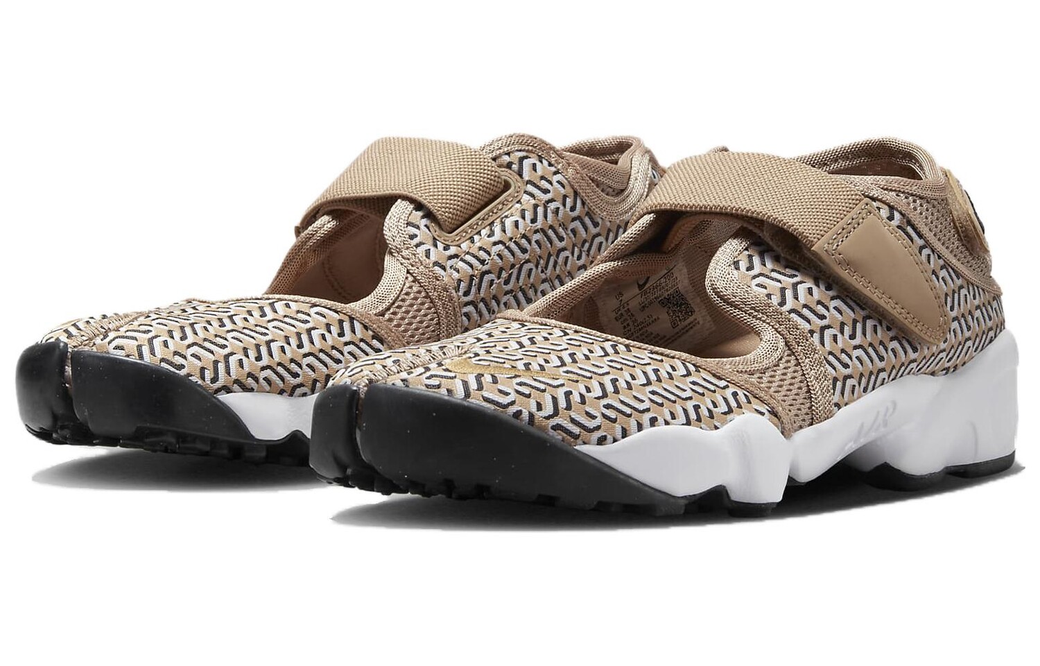 Сандалии женские Air Rift "United In Victory" Women's Nike, белый/черный — фото 2