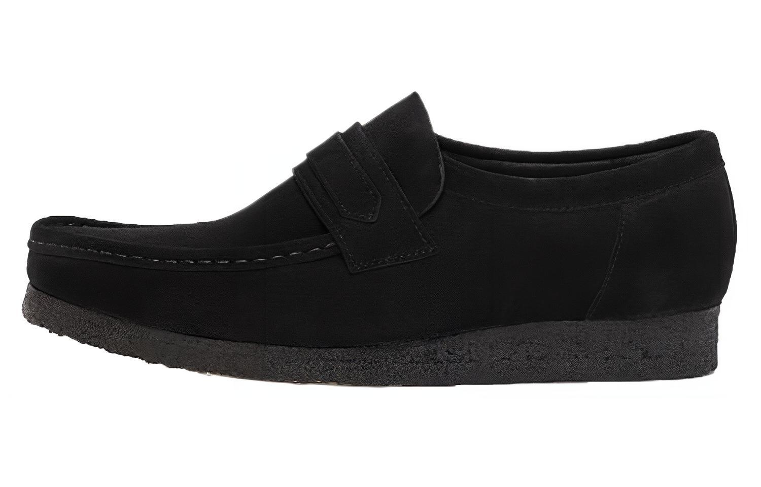 

Замшевые лоферы Originals Wallabee Clarks, Black