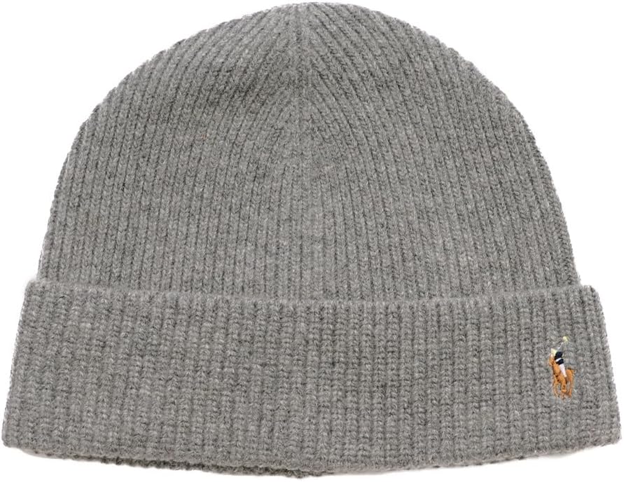 

Мужская фирменная шапка-манжета Polo Ralph Lauren, Grey