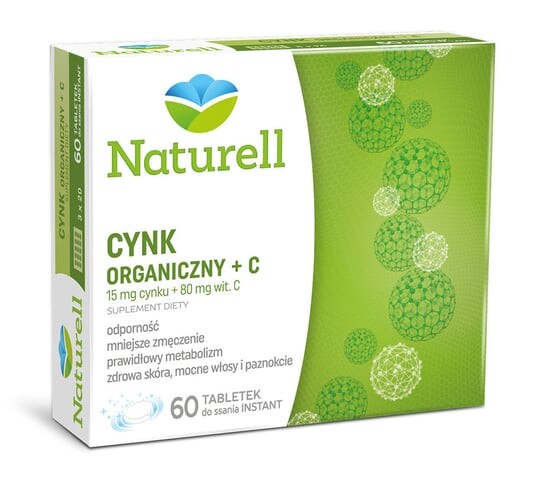 

Naturell, Органический цинк + C, 60 таблеток