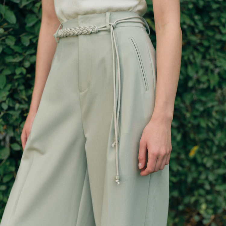 

ELLE Повседневные брюки женские Light Green