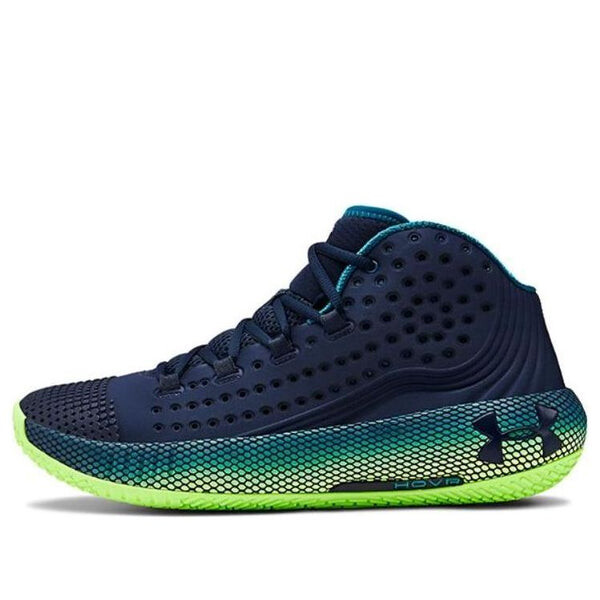 

Кроссовки hovr havoc 2 'navy lime' Under Armour, синий