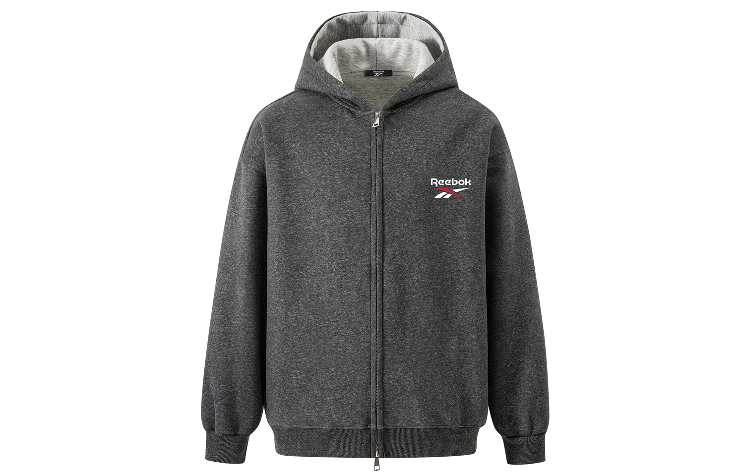 

Толстовка Unisex Hooded Moderate Cardigan Reebok, темно-серый