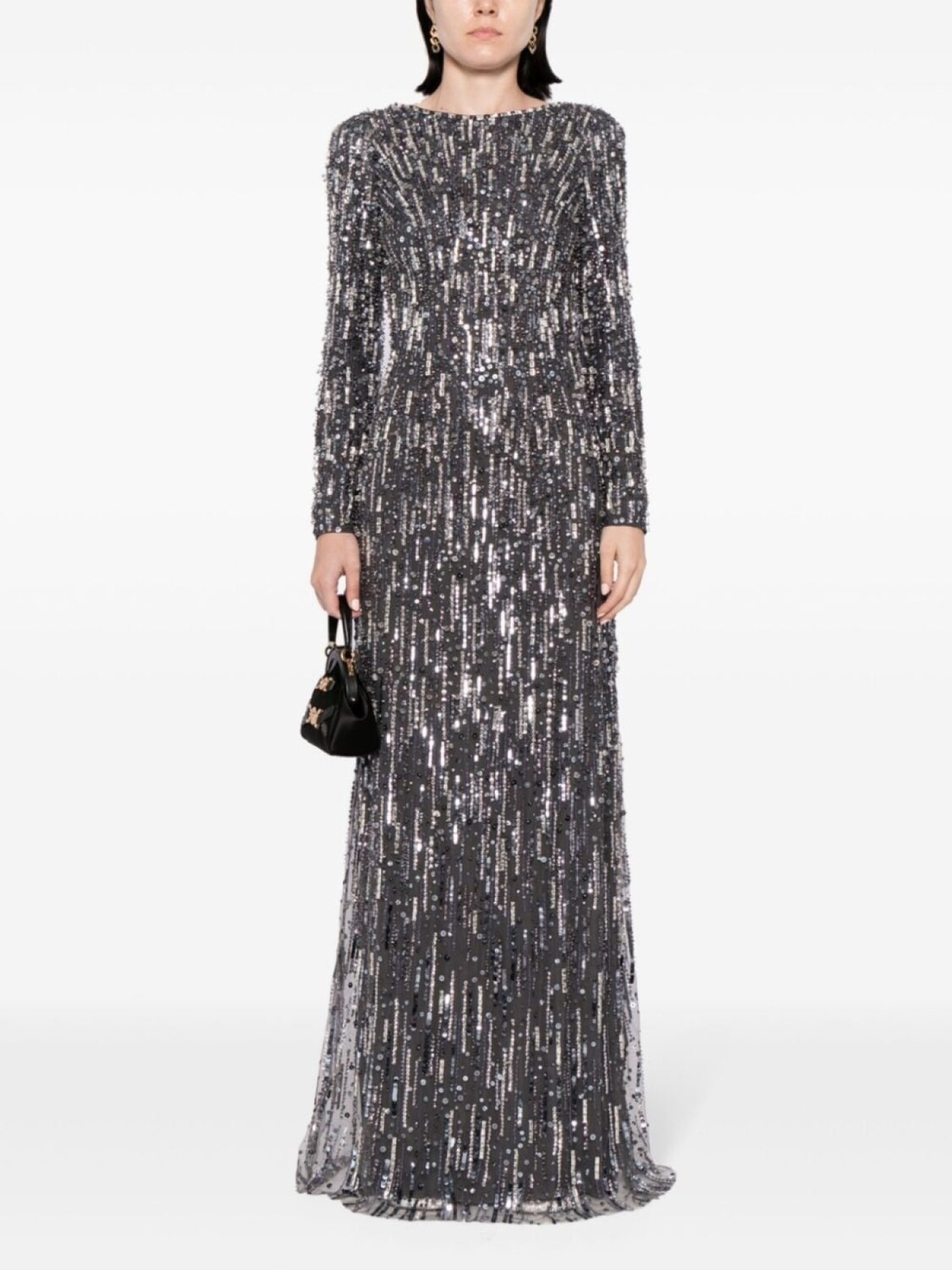 

Jenny Packham платье Atlas с пайетками, синий