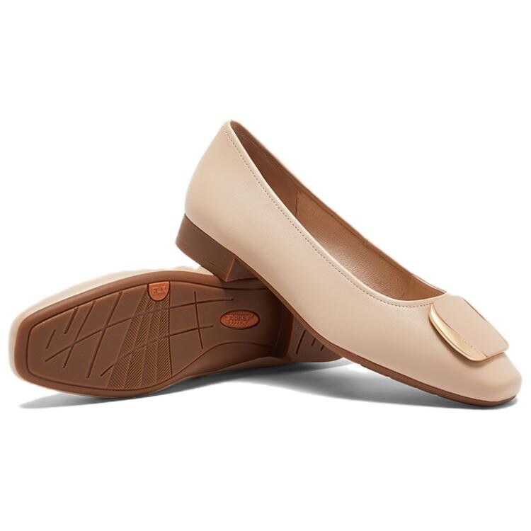 Туфли женские повседневные Women's Casual Shoes Women's Bata, цвет Light Apricot — фото 3