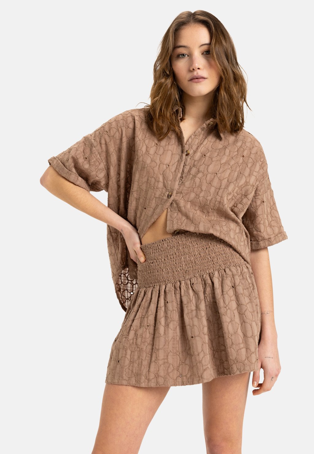 

Мини-юбка Roxy, коричневый