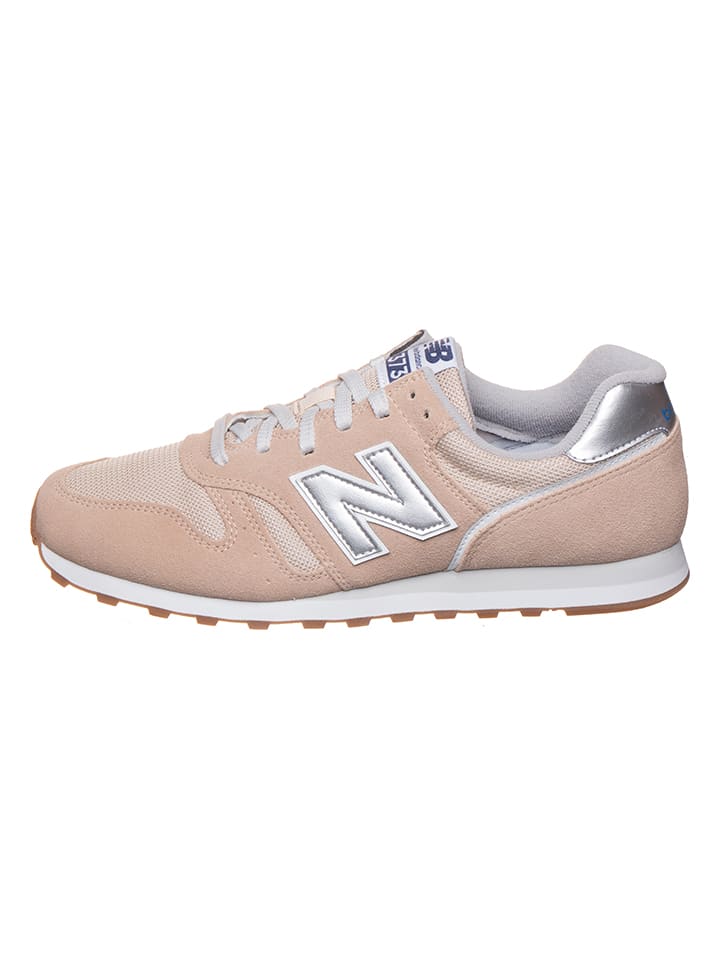 

Кроссовки на шнуровке New Balance, бежевый