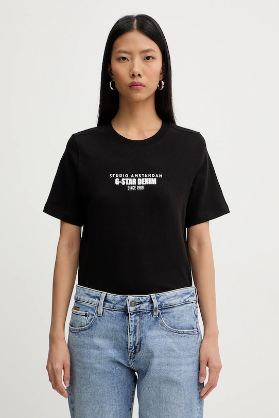 

Хлопковая футболка hd gr G-Star, черный