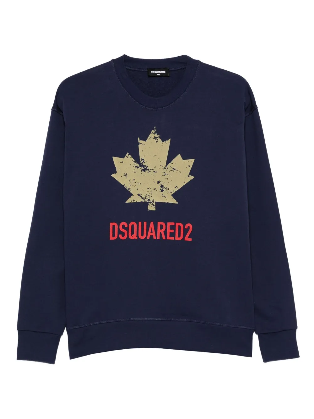 

Толстовка с кленовым листом DSQUARED2 KIDS, синий