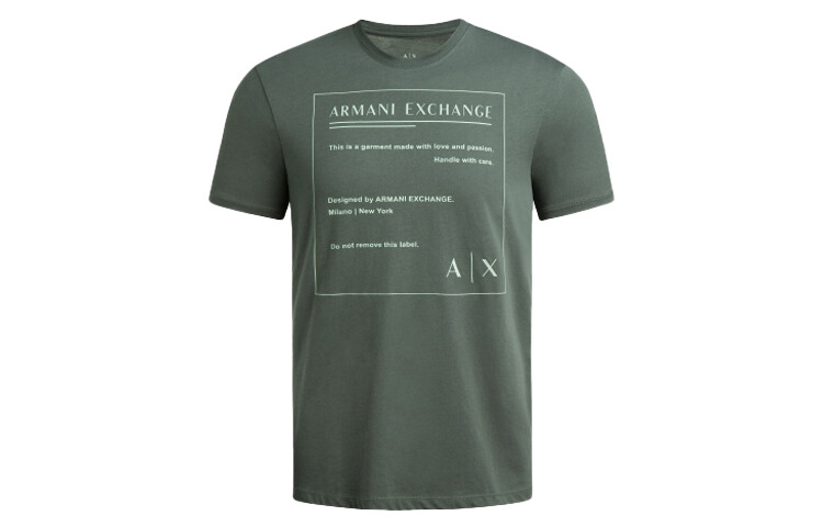 

ARMANI EXCHANGE Мужская футболка, цвет Army Green