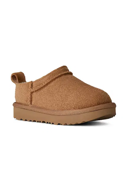 Зимние сапоги из замши Classic Micro UGG, коричневый — фото 2