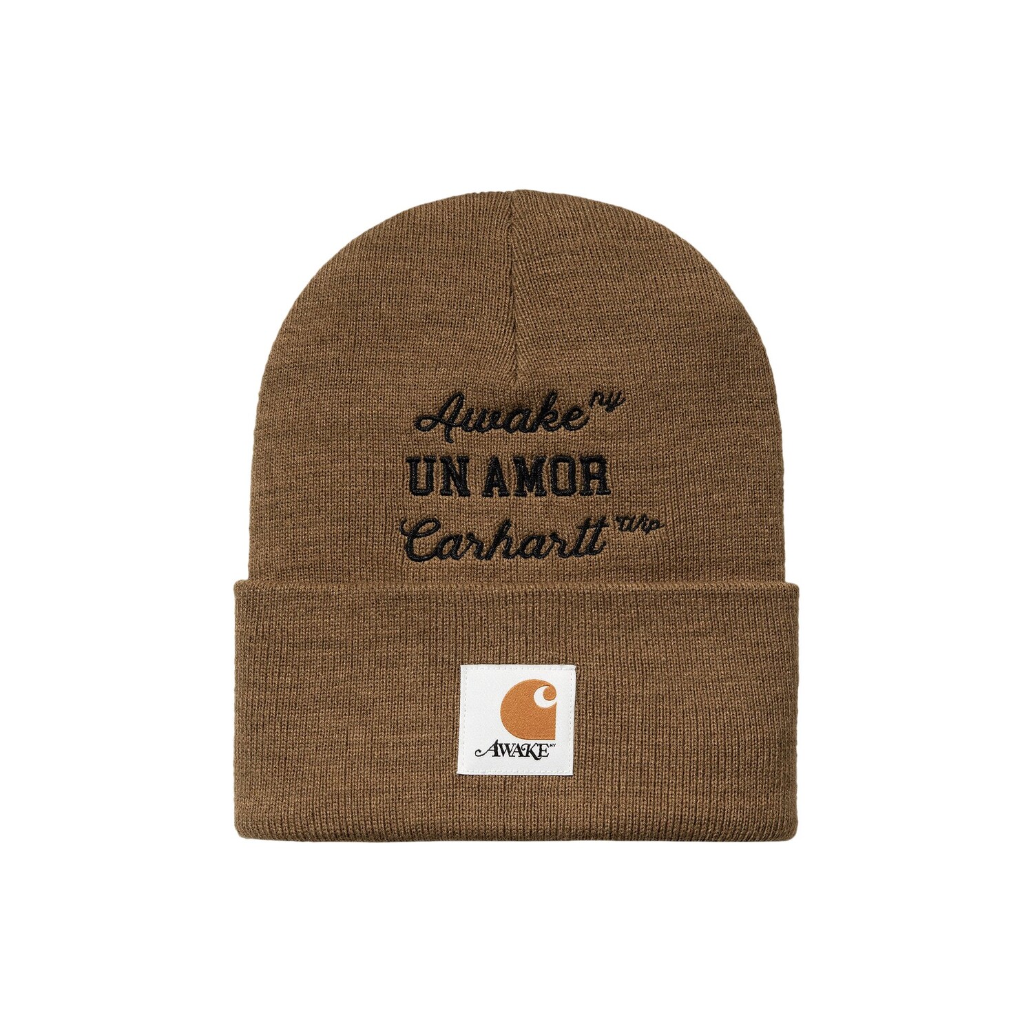 

Шапка-бини Carhartt WIP x Awake NY Un Amor, Hamilton Brown/Black