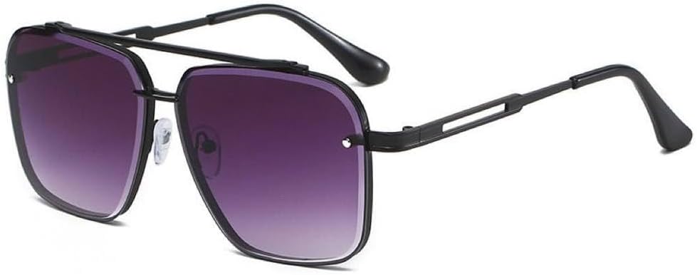 

Роскошные женские солнцезащитные очки, винтажные солнцезащитные очки большого размера, женские очки в винтажном стиле с защитой от УФ-излучения UV400 HVTVTLA, Black-purple