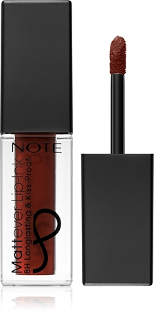 

Матовая жидкая губная помада Note Cosmetique Mattever, 15 Urban Red 4,5 ml