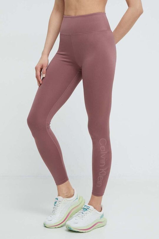 

Тренировочные леггинсы Calvin Klein Performance, розовый