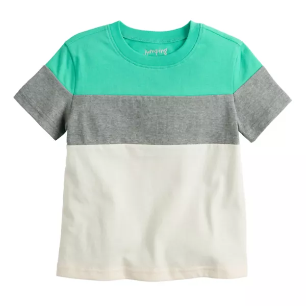 

Футболка с цветными блоками для малышей Jumping Beans, белый