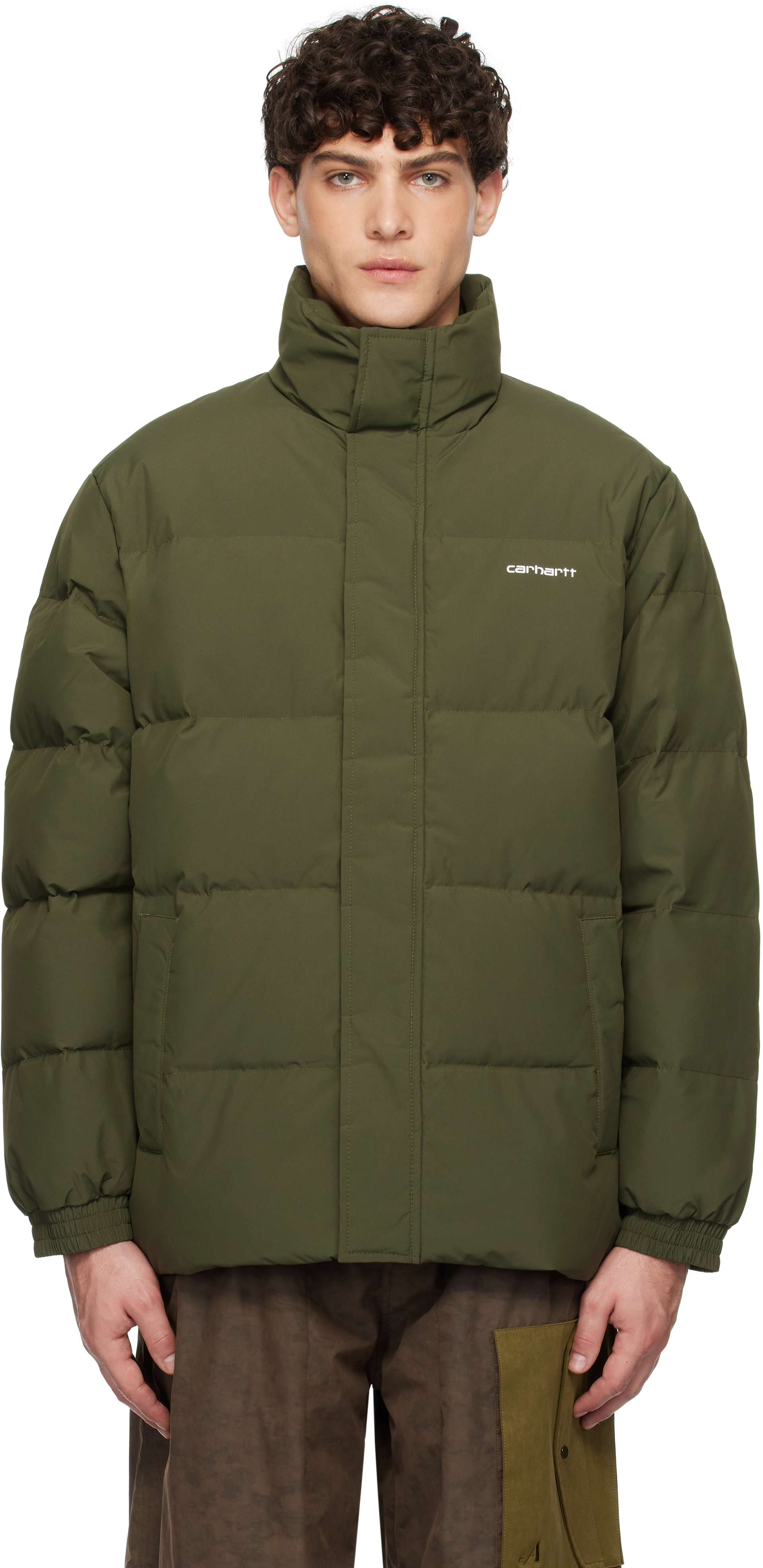 

Пуховик цвета хаки Danville Carhartt Work In Progress