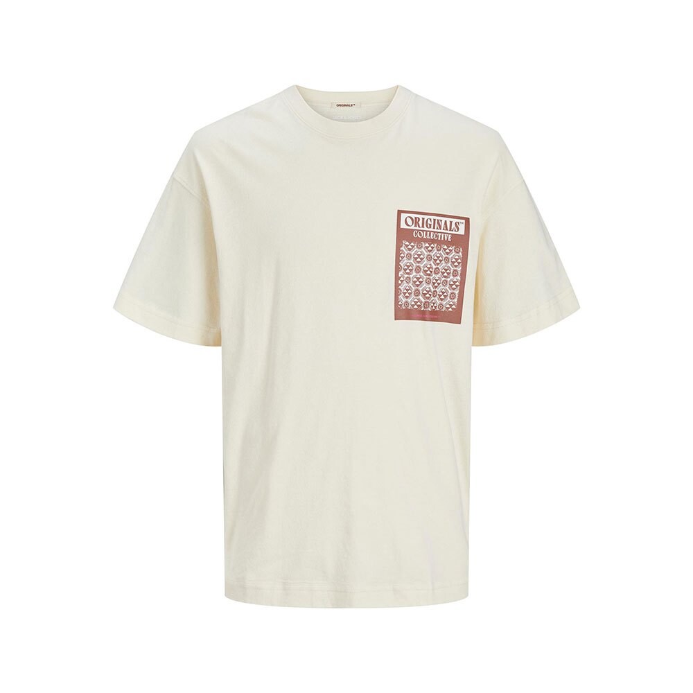 

Футболка Jack & Jones Mykonos Geo Front, бежевый