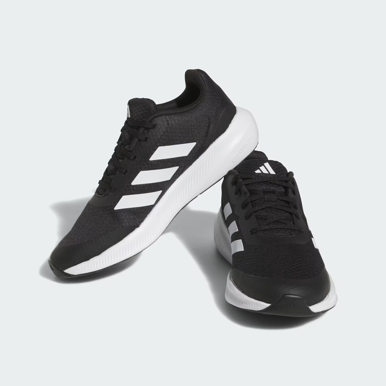 Спортивные туфли на шнуровке Falcon 3 Adidas, цвет Core Black/Cloud White/Core Black — фото 4