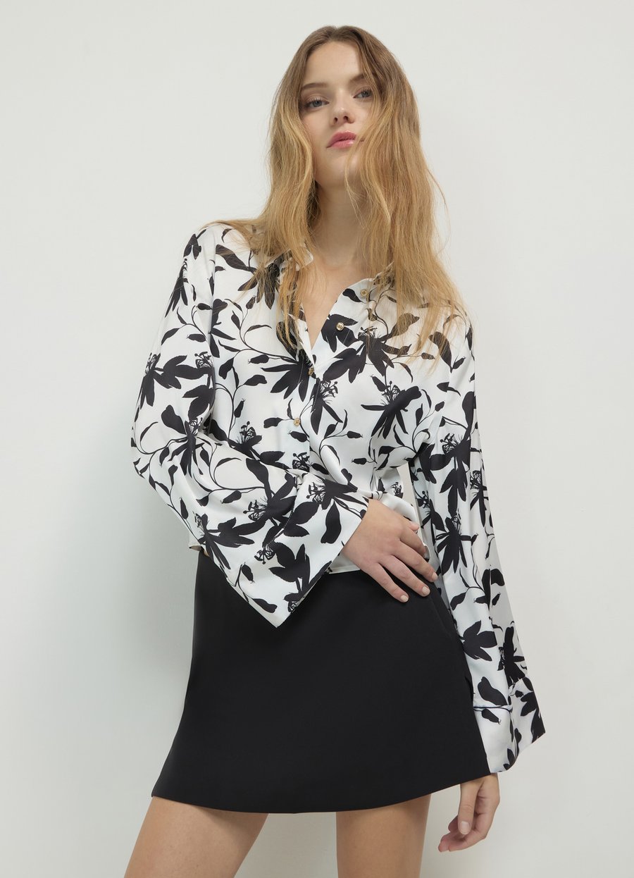 

Блуза Calliope KIMONO SIMIL FANTASIA, Var Bianco Lana/White Denim