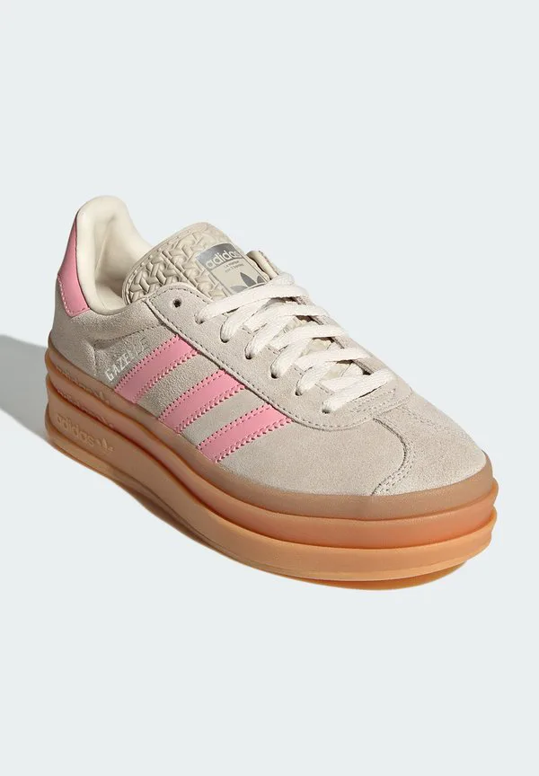 Кроссовки gazelle bold унисекс Adidas Originals, Alumina Semi Pink Spark Cream White — фото 2